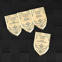 Fabricant d'autocollants de logo pour parfums et de plaques signalétiques en aluminium pour pots de bougies d'aromathérapie en verre