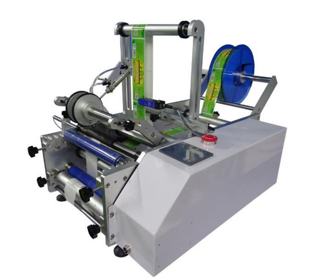 Hot Selling Semi-Automatic Sticker Labeling Machine | Durable Flat & Round Bottle Labeler with Date Code Printer