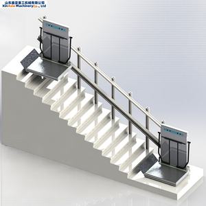 Nuova scala elettrica esterna per sedia a rotelle a forma di arco in lega di alluminio con inclinazione verticale senza barriere - Product Image 5