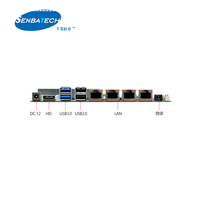 Carte mère industrielle haute performance 4 LAN N97 DDR4 Max 16 Go SATA3.0 M.2 pour la vision industrielle en environnements difficiles