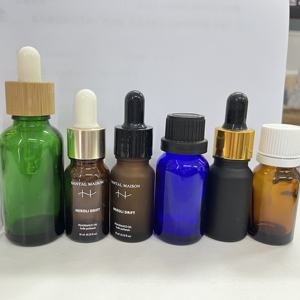 5ml, 10ml, 15ml New product hot sale <b>glass</b> bottle essential oil, Good Price tea color Silk-screen printed logo - Product Image 6