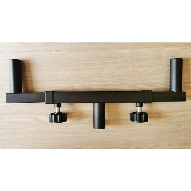Double-end Wind up Speaker Stand Tripod Sound bar Rod Balance Bracket Dual Speaker Support Pole Mount Crossbar