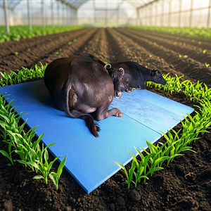 Tapis en EVA emboîtable robuste pour vaches, 30 mm, antidérapant, imperméable, pour litière d'étable, durable, en caoutchouc pour buffles - Product Image 4