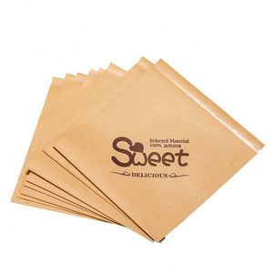 Bolsa de Papel Personalizada con Doble Abertura, Resistente al Aceite y a la Grasa, para Pan, Waffles, Hamburguesas, Sándwiches, Donas, en Forma de L y Triangular - Product Image 1