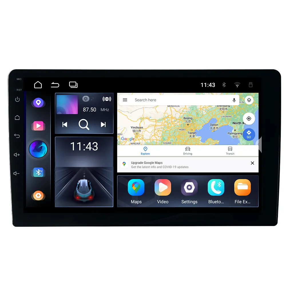 Factory L3 6+128GB OEM ODM Octa Core QLED 1280*720 Vehicle Stereo Player Android Head Unit Car Dvd Palyer GPS Navigation