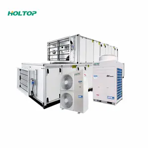 28000 M3 Unit sistem penanganan udara, perakitan pompa panas, Handel koil udara sistem Split Handler udara 3 Ton sistem Hvac