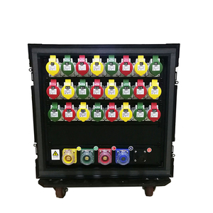Caja de distribución de iluminación de escenario portátil impermeable para exteriores personalizada, caja de distribución de alimentación trifásica monofásica - Product Image 1
