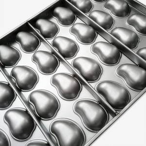 Venta al por mayor personalizada de grado alimenticio de aluminio de acero de alta calidad profesional antiadherente de <span class=keywords><strong>mango</strong></span> bandejas para hornear pasteles moldes para pasteles bandeja para hornear - Product Image 4