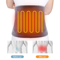 Coussin chauffant rapide, ceinture enveloppante pour le ventre avec Massage par Vibration pour soulager les douleurs lombaires, abdominales et menstruelles