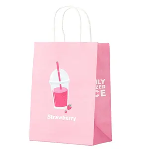 Handmade Christmas Candy Environment Protect Stripe Paper Pack Bag