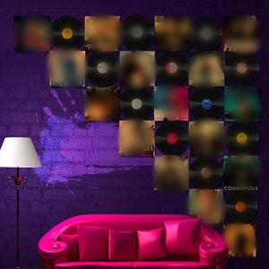 Disco de Vinilo de Alta Simulación de 12 Pulgadas, Tema Musical Retro, Disco Decorativo de Plástico, Adorno Artesanal, Decoración de Pared para Bar, Regalo Creativo - Product Image 5