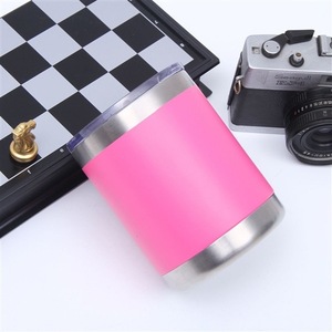 Mug promotionnel isotherme en acier inoxydable de qualité alimentaire, 10 oz, avec intérieur en métal, couleurs mates variées - Product Image 1