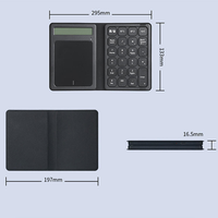 Keyboard Mini USB 3.0 Portabel Plastik Operasi Gunting dengan Keypad Numerik dan Touchpad, Kalkulator 3 in 1 OEM Pabrik untuk Akuntansi