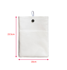 Sublimation Cotton Linen Folding Storage <strong>Book</strong> Bag Portable Pencil Tote Protect Sleeve <strong>Heat</strong> Transfer Hanging Blank Case for <strong>Book</strong> - Product Image 5