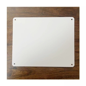 WHITE DYE SUBLIMATION 12" X 9" WHOLESALE <strong>NOVELTY</strong> METAL LARGE PARKING <strong>SIGN</strong> - Product Image 5
