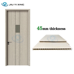 Pannello per Porte in WPC Jiuyixing 35/40/45mm, Materiale Grezzo Impermeabile e Anti-Termite, Pannello a Nucleo Cavo per Fabbriche di Porte - Product Image 3