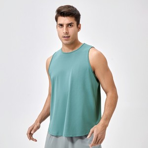 Camiseta sin Mangas Holgada para Hombre, Cuello Redondo, Secado Rápido, Poliéster, Personalizable con Logotipo, Transpirable, para Gimnasio, Entrenamiento, Running - Product Image 2