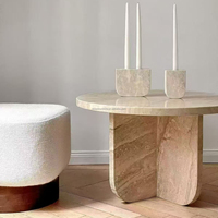 Dalles de marbre classiques en pierre naturelle Royal Beige Daino Reale Dino pour tables à manger, tables basses, revêtements de sol, carreaux muraux, plans de toilette et comptoirs