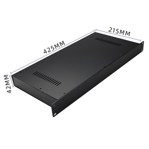 19 inch rackmount aluminium behuizing <span class=keywords><strong>2U</strong></span> 3U instrumentenkast voor industriële controller en testapparatuur serverbesturingskast - Product Image 1