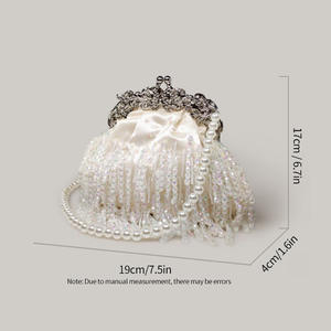 Fashion Women Beaded Tassels <b>Clutch</b> <b>Bag</b> <b>Pearl</b> Evening Dress <b>Bag</b> Evening <b>Clutch</b> <b>Bags</b> for Wedding Party - Product Image 6