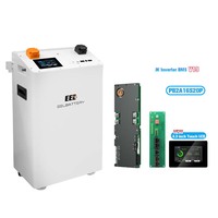 Boîtier de batterie Lifepo4 EEL 51.2V 48V V5 V6 avec BMS JK V19 314Ah JK 150A 200A BMS Système d'énergie solaire pour cellules EVE MB31 LfepO4