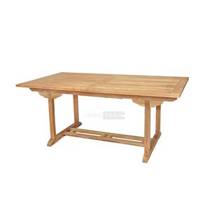 Tables d'extérieur en teck vieilli de haute qualité, design simple et moderne, qualité éprouvée, durables, robustes et imperméables - Product Image 3