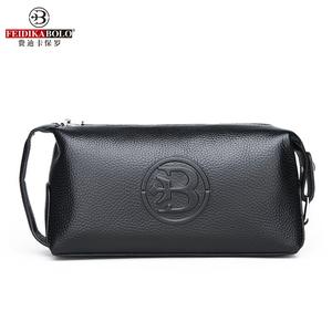 Cartera Larga de Cuero Vacuno de Primera Calidad para Hombre, Estilo Casual y de Negocios, con Múltiples Ranuras para Tarjetas y Cierre de Cremallera con Diseño de Logotipo - Product Image 5