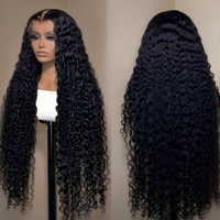 Perruque en cheveux humains naturels bouclés crépus birmans bruts, couleur naturelle, 13x4 HD Lace Front, pré-épilée, double densité, pour femmes