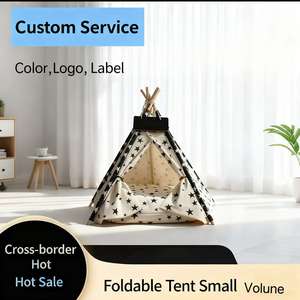 Katzenzelt Faltbares Aufbewahrungs-Katzenbett Hundebett Haustier-Zelt Haustier-Spielhaus - Product Image 3