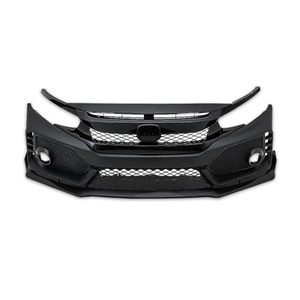 Topzonauto pour <span class=keywords><strong>Honda</strong></span> <span class=keywords><strong>Civic</strong></span> Sport Type R 2016-2021 71101-TGH-A00ZA 04711-TGH-A00 Pare-chocs de voiture de qualité OEM en PP style usine pour mise à niveau - Product Image 2