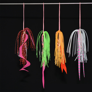 <strong>Madai</strong> <strong>Jig</strong> Assist Hook Custom Rubber Skirts Color 13# Double Hook Inchiku <strong>Madai</strong> Slider <strong>Jig</strong> Assist Hook - Product Image 4
