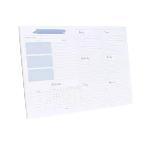 Notepad List Customized Printing Logo A4 A5 Memo Pad Writing Grocery List Notepad