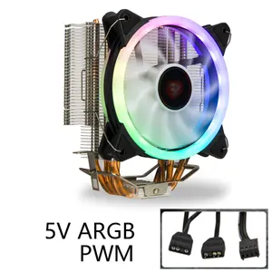 SATE(CC-73) inter 및 AMD 소액 주문 4 히트 파이프 ARGB cpu 쿨러 argb 컴퓨터 케이스 rgb 쿨러 팬 히트 파이프 CPU 쿨러 지원