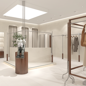 Nuovo Design semplice per la vendita al dettaglio di legno espositore per indumenti da uomo <span class=keywords><strong>negozio</strong></span> di <span class=keywords><strong>abbigliamento</strong></span> da <span class=keywords><strong>donna</strong></span> Interior Design mobili elegante <span class=keywords><strong>negozio</strong></span> di <span class=keywords><strong>abbigliamento</strong></span> - Product Image 6