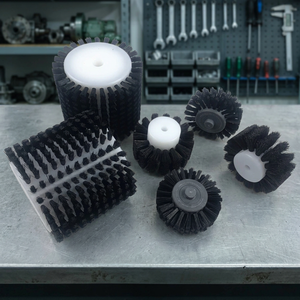 Cepillo de Rodillo de Polipropileno y Nylon de Alta Resistencia para Limpieza de Maquinaria, Eliminación de Polvo, Pulido y Acabado de Superficies en Producción - Product Image 2