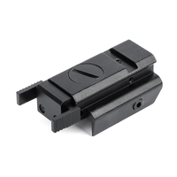 WADSN Monture de viseur laser rouge tactique en aluminium entièrement métallique, design à profil bas avec fonction réglable pour l'extérieur WY262