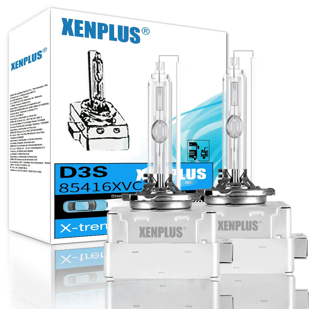 XENPLUS חדש hid לגדול אור קסנון החלפת נורות D1S D2S D2R D4S D5S D8S 12V 35W רכב d3s 6000k hid קסנון הנורה