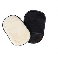 Gants de nettoyage Baisly pour voiture, en fausse fourrure épaisse doublée de polaire, conception patte d'ours, pour le lustrage et le nettoyage