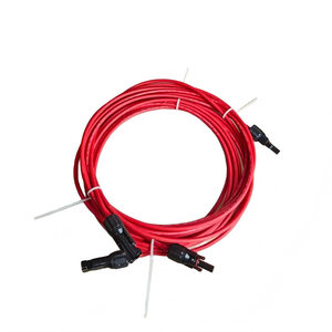Câble solaire en cuivre à 2 conducteurs, prix usine, avec connecteurs PV standard pré-assemblés - Product Image 1