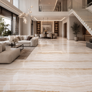 Grande dalle de marbre naturel Union Stone Marmara blanc poli, écologique, durable, moderne, imperméable, garantie 1 an, cuisine - Product Image 4