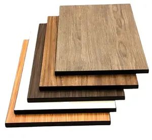 Placa Ecológica Alta Qualidade 3mm Melamina Enfrentou Multilayer Laminado Plywood Sheets Board Para Decoração Móveis