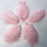 Usine en gros 30-35cm plume d'autruche Nature rose lilas violet plume d'autruche Hackle pour bricolage maison robe de soirée de mariage décor