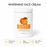 Crema Facial Nocturna Blanqueadora e Iluminadora OEM, Botella de 750g con Niacinamida, Ácido Hialurónico y Ácido Kójico - Humectante para Uso Doméstico