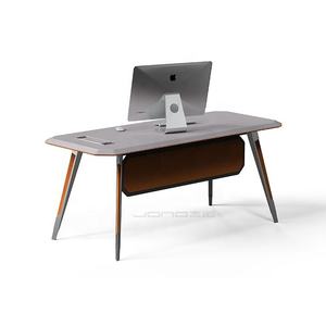 Segretario di lusso piccolo ufficio Ceo tavolo Design moderno Workstation nuovo modello scrivania da ufficio con gambe in metallo mobili per la vendita - Product Image 4