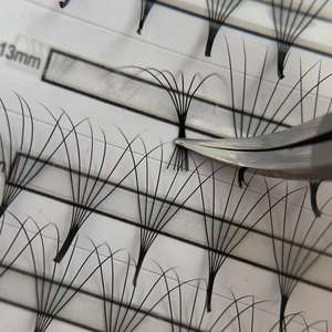 Ventilateurs préfabriqués à base lâche 0.03mm 0.05mm 0.07mm 6D 8D 10D 12D PROMADES cils de ventilateur de Volume avec base enveloppable - Product Image 4