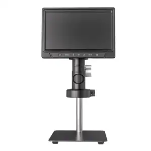 10英寸IPS屏幕1600X 12MP自动对焦镜头相机生物显微镜视频数码显微镜相机带遥控器