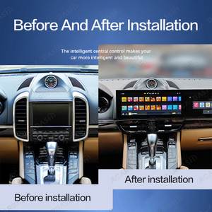 12.3 "Xe Màn hình kép đài phát thanh đa phương tiện Player cho Porsche Cayenne 2010 2016 Android 12 GPS NAVI Stereo Carplay Navigation - Product Image 2