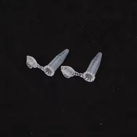 Tubes de centrifugation coniques en plastique abordables de 5 ml pour usage en laboratoire, avec fonds pointus, fabriqués en polypropylène durable.