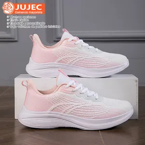 Custom sneaker running shoes woman sneakers walking style working shoe wholesale plus size 42 for 2024 Spring