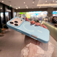 IVYMAX Coque Magnétique Ultra Fine Neuve Rigide en PC Compatible MagSafe pour iPhone 17 Pro Max, Finition Mate, Accessoire de Téléphone à Charge Sans Fil